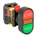 Кнопка АРВВ-22N Пуск-стоп овал. 220В NO+NC EKF pbn-apbb-o