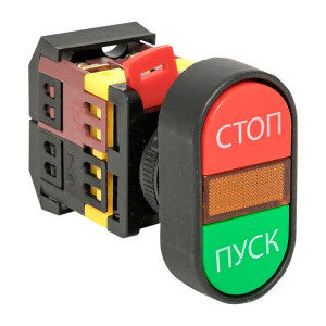 Кнопка АРВВ-22N Пуск-стоп овал. 220В NO+NC EKF pbn-apbb-o