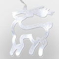 Фигура светодиодная Олененок 205х135х10мм 8LED бел. 1Вт 4.5В IP20 на присоске с подвесом элементы питания 3хAAA (в компл.) Neon-Night 501-016