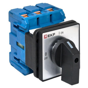 Переключатель кулачковый ПК-2-13 3П 100А ВКЛ-ВЫКЛ EKF pk-2-13-100