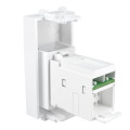 Розетка компьютерная . кат.5e RJ-45 Avanti Белое облако модульная DKC 4400461