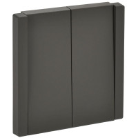 Выключатель проходной 2-кл. СП FORTE&PIANO 10А FP307 сер. IEK FP-V22-0-10-1-K03