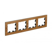 ATLASDESIGN NATURE 4-постовая РАМКА, ДЕРЕВО БАМБУК ATN353204