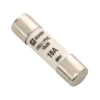 Вставка плавкая цилиндрическая ПВЦ 10х38 16А EKF pvc-10x38-16