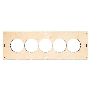 Шаблон для подрозетников c 5 отв. d68мм Expert EKF sh-d68-5