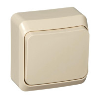 ЭТЮД О/У 1-клавишный ВЫКЛЮЧАТЕЛЬ 10 АХ, КРЕМОВЫЙ BA10-001K