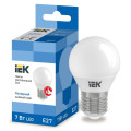 Лампа светодиодная G45 7Вт шар 6500К E27 230В IEK LLE-G45-7-230-65-E27