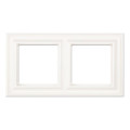 Рамка 2 поста Jung ECOPROFI DECO, белый, EPD482WW