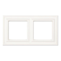 Рамка 2 поста Jung ECOPROFI DECO, белый, EPD482WW
