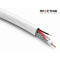 Кабель для аналогового видеонаблюдения KK-0.5-PVC ККСВ-2х0.5мм бел ГОСТ
