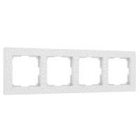 W0042401/ Рамка на 4 поста Hammer (белый)