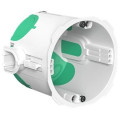 MultiBox Коробка установочная двухкомпонент. дполых стен, под коронку D68 мм, глубина 65 мм БЕЛАЯ