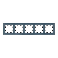 ATLASDESIGN NATURE 5-постовая РАМКА, НАТУРАЛЬНОЕ СТЕКЛО, ГРИФЕЛЬ ATN360705