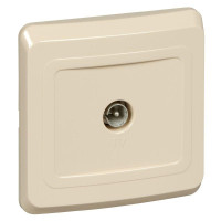 ЭТЮД С/У РОЗЕТКА телевизионная, КРЕМОВЫЙ TVC-002K