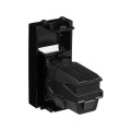 Розетка HDMI 1мод. Avanti Черный квадрат тип А-А модульная DKC 4402251