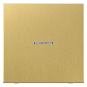 Клавиша с линзой Jung LS METAL, латунь, ME2990KO5C