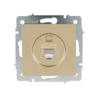 VESNA Розетка компьютерная золото    cat 5