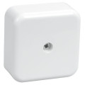 Коробка распаячная ОП 50х50х20 IP20 КМ41206-01 (4 клем. 3кв.мм) бел. IEK UKO10-050-050-020-K01
