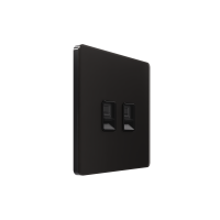Systeme Infinity, Розетка информационная СУ RJ-45 кат.6 2-я, Полярная ночь
