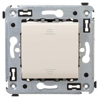 Переключатель 1-кл. 2мод. СП Avanti Ванильная дымка 16А IP20 беж. DKC 4405113