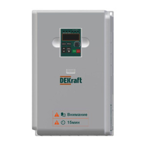Преобразователь частоты DEKV060 11кВт 380В 3ф с тормозн. модулем DEKraft DEKV060G011T4B