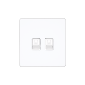 Systeme Infinity, Розетка информационная СУ RJ-45 кат.5e 2-я, Арктический лед