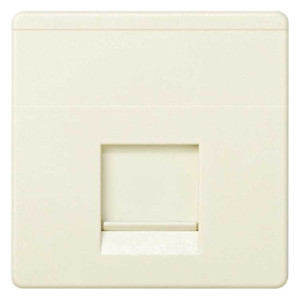 Адаптер на RJ45 Simon SIMON 27, скрытый монтаж, со шторками, слоновая кость, 27087-32