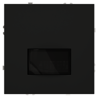 Датчик движения встраиваемый VOLTUM S70, (черный матовый)