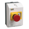 Оболочка защитная с кноп. СТОП IP54 IEK DMS11D-PC55
