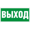 Пиктограмма Выход ПЭУ 010 130х260 СТ 2502000270