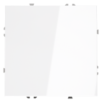 Выключатель с самовозвратом встраиваемый VOLTUM S70 одноклавишный 10А, (белый глянцевый)