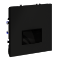 Датчик движения встраиваемый VOLTUM S70, (черный матовый)