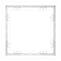 Рамка пластиковая VOLTUM S70 на 1 пост, (белый матовый)