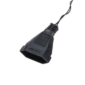 Гирлянда светодиодная Мультишарики 20м d15мм 200LED мульти (RG/RB) 11Вт 230В IP44 мигание провод зел. Neon-Night 303-609