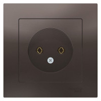 ATLASDESIGN РОЗЕТКА без заземления без шторок, 16А, в сборе, МОККО ATN000640