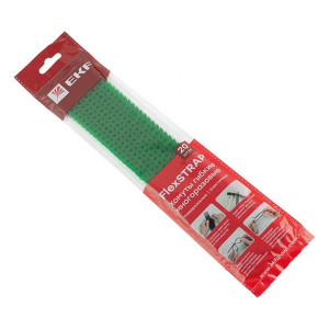 Хомут гибкий (20 шт.) зеленый FlexSTRAP EKF