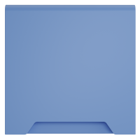 Накладка для розетки с заземлением, защитными шторками и крышкой, S70 деним