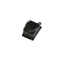 Колодка удлинителя 1-м MultiSet 16А 250В IP44 с заземл. каучук черн. SE MST4003BK