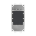 Розетка компьютерная  Brava . RJ45 5E (разъем AMP) белый DKC 76646B