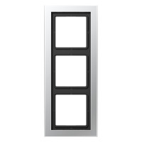 Рамка 3 поста Jung LS DESIGN, алюминий, ALD2983