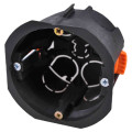 Коробка установочная для полых стен d68х47 (для ЭУИ евр. пр) с крепл. пласт. лапками IP20 PE