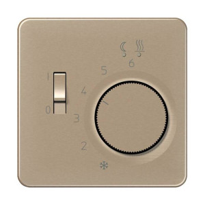 Накладка на терморегулятор Jung CD 500, бронзовый, CDFTR231PLGB