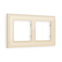 AF580302 Рамка ALFA Arctic Бежевый Стекло органическое 2-ая AMBRELLA VOLT