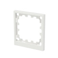Рамка 1 пост IP44, KANT, белый песок
