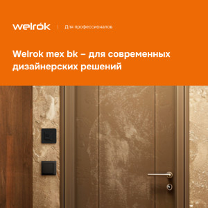 Терморегулятор для теплого пола Welrok mex bk