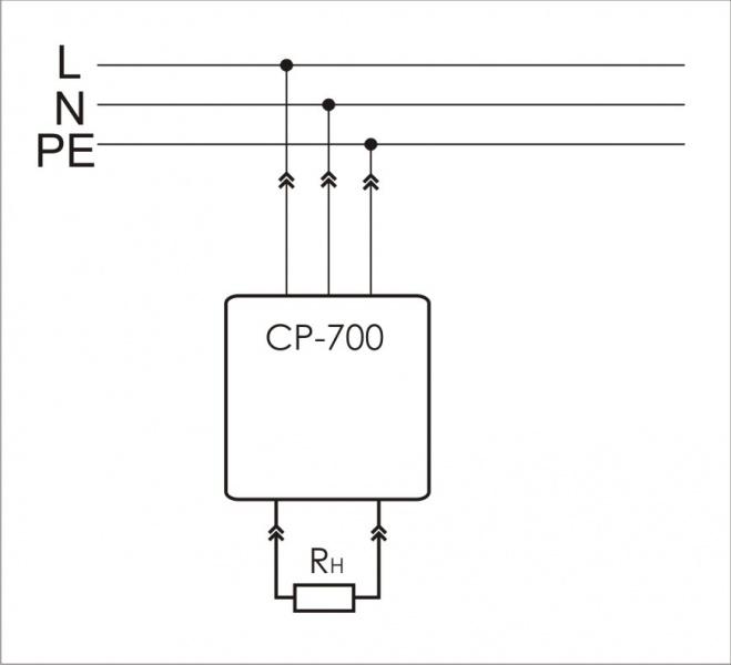 Реле напряжения CP-700 (однофазный; 150-300В 16А 1NO IP20) F&F EA04.009.010