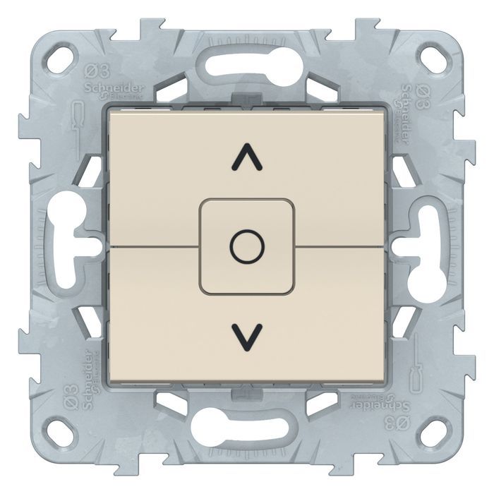 Выключатель для жалюзи Schneider Electric UNICA NEW, бежевый, NU520844