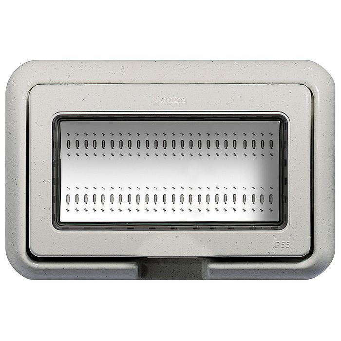 Рамка 4 модуля BTicino LIVING LIGHT, белый, 24604N